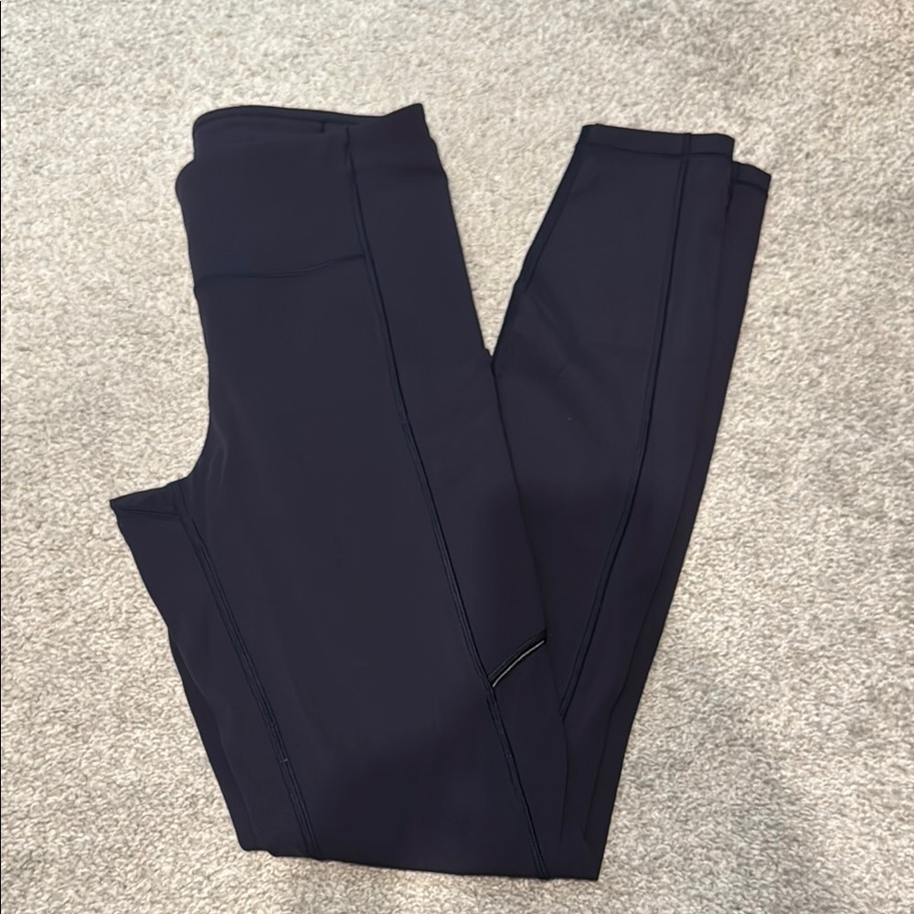Lululemon navy blue full length leggings